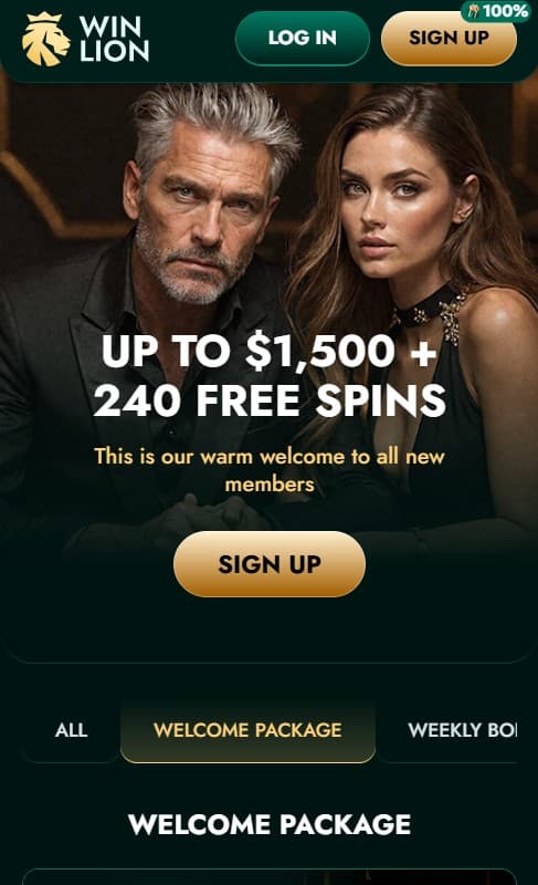 WinLion welcome package